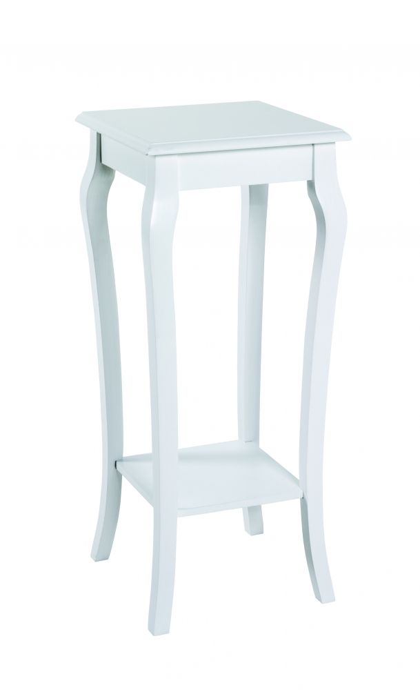 Mørtens Furniture Odkladací stolík Ross, 71 cm, biela